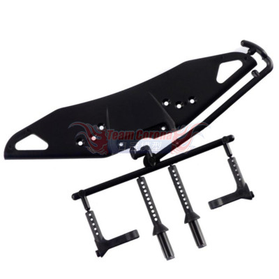 Mugen Seiki T2402BC Front Bumper & Body Mount Set Black For MTX7R